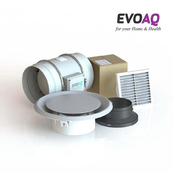 VOC MF200GFK 200mm Mixed Flow Garage Extraction Kit